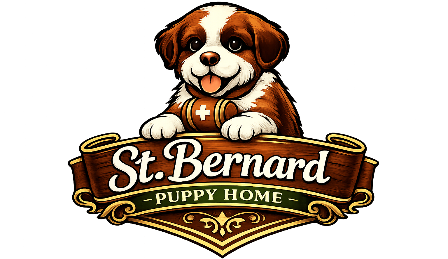 St. Bernard Puppy Home